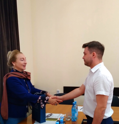 21 апреля с. г. в Общественной палате состоялась встреча с заместителем председателя Общественной палаты Свердловской области Вадимом Александровичем Савиным.